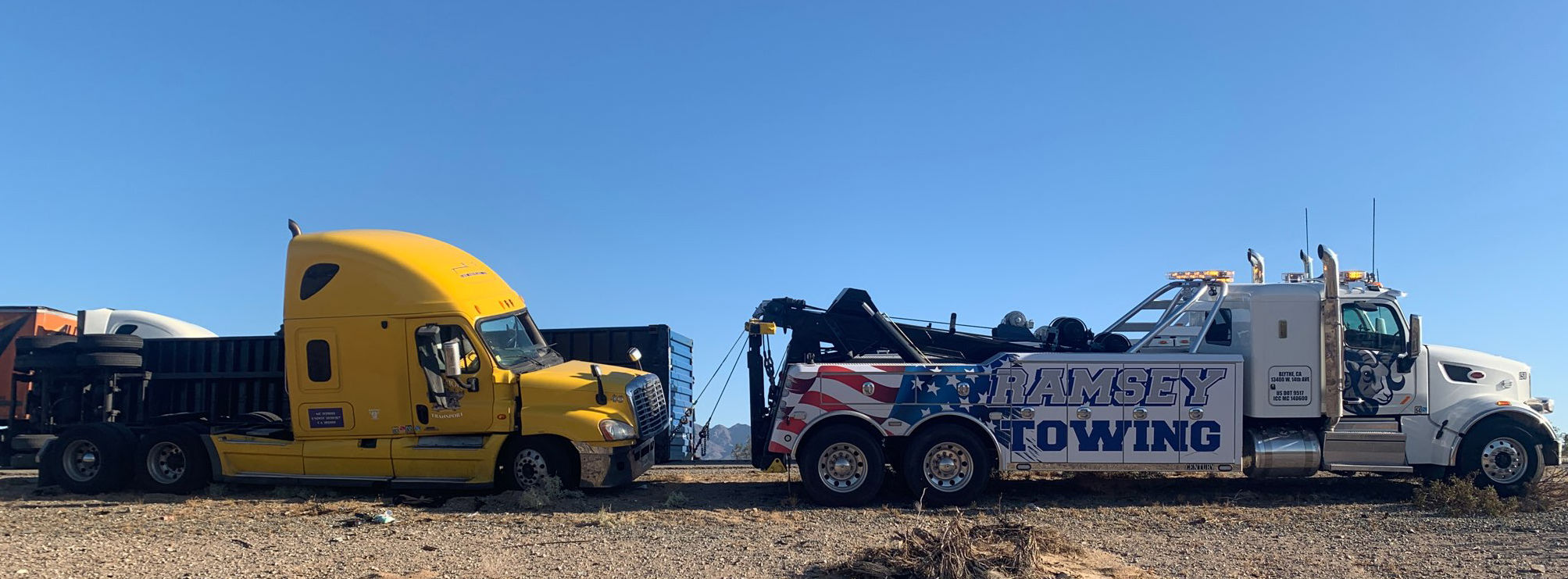 Semi-truck turnover on I-10 clogs traffic